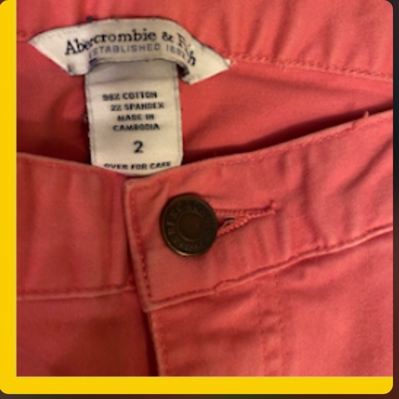 Y2K VINTAGE A&F CLASSIC FIT LOW RISE ANKLE CROP SEXY PINK JEANS ⭐️⭐️⭐️⭐️⭐️ - Picture 12 of 15